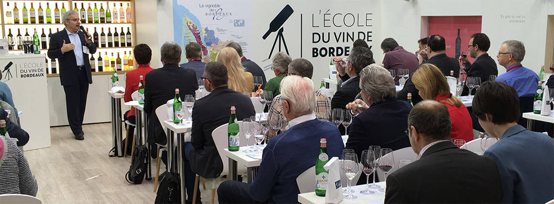 L’École du Vin de Bordeaux announces packed programme of events at ProWein 2018