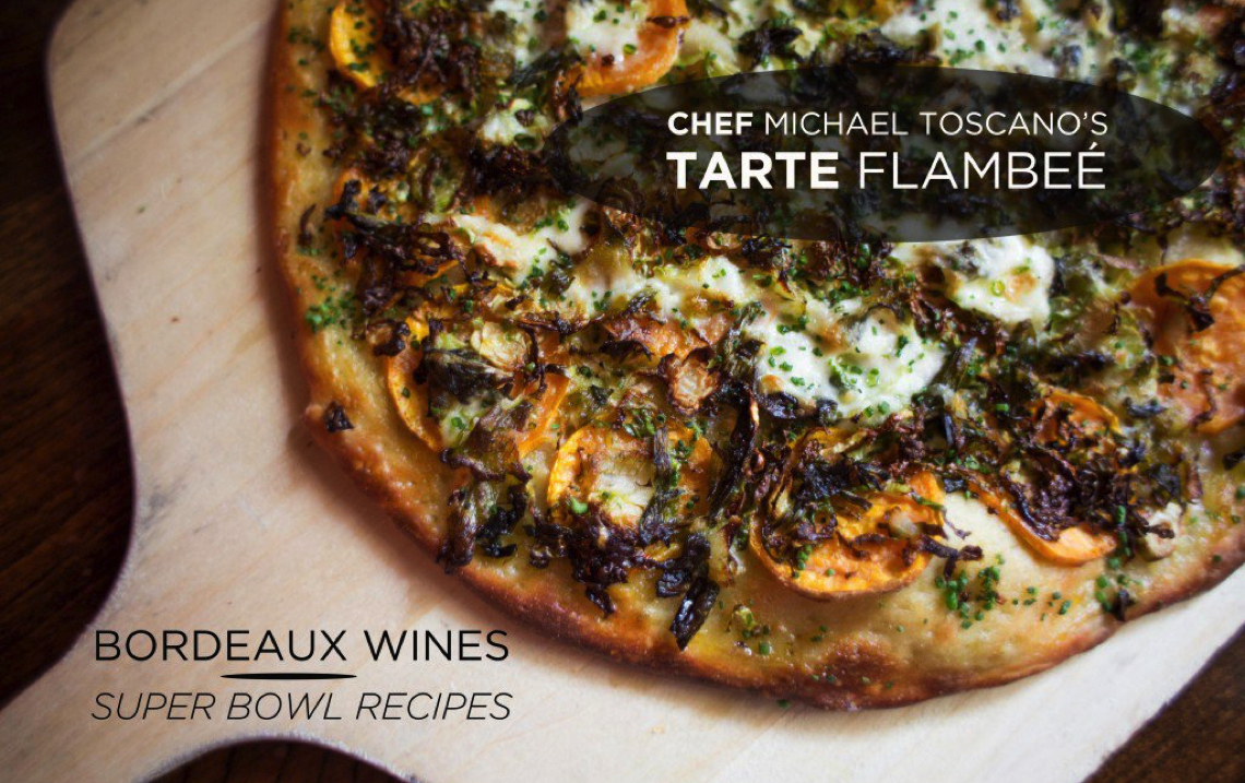 Bordeaux Wines’ Super Bowl Recipes: Tarte Flambeé