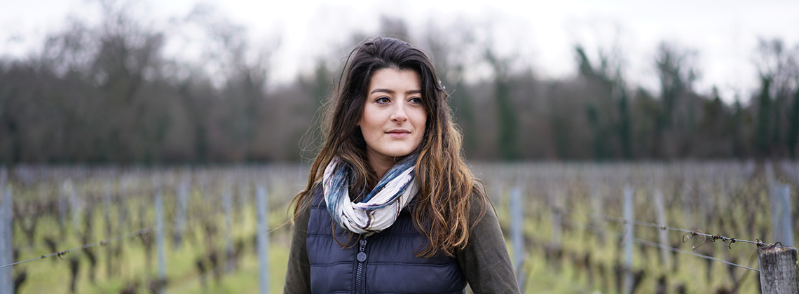 Léa Rodrigues-Lalande, jeune, femme et vigneronne